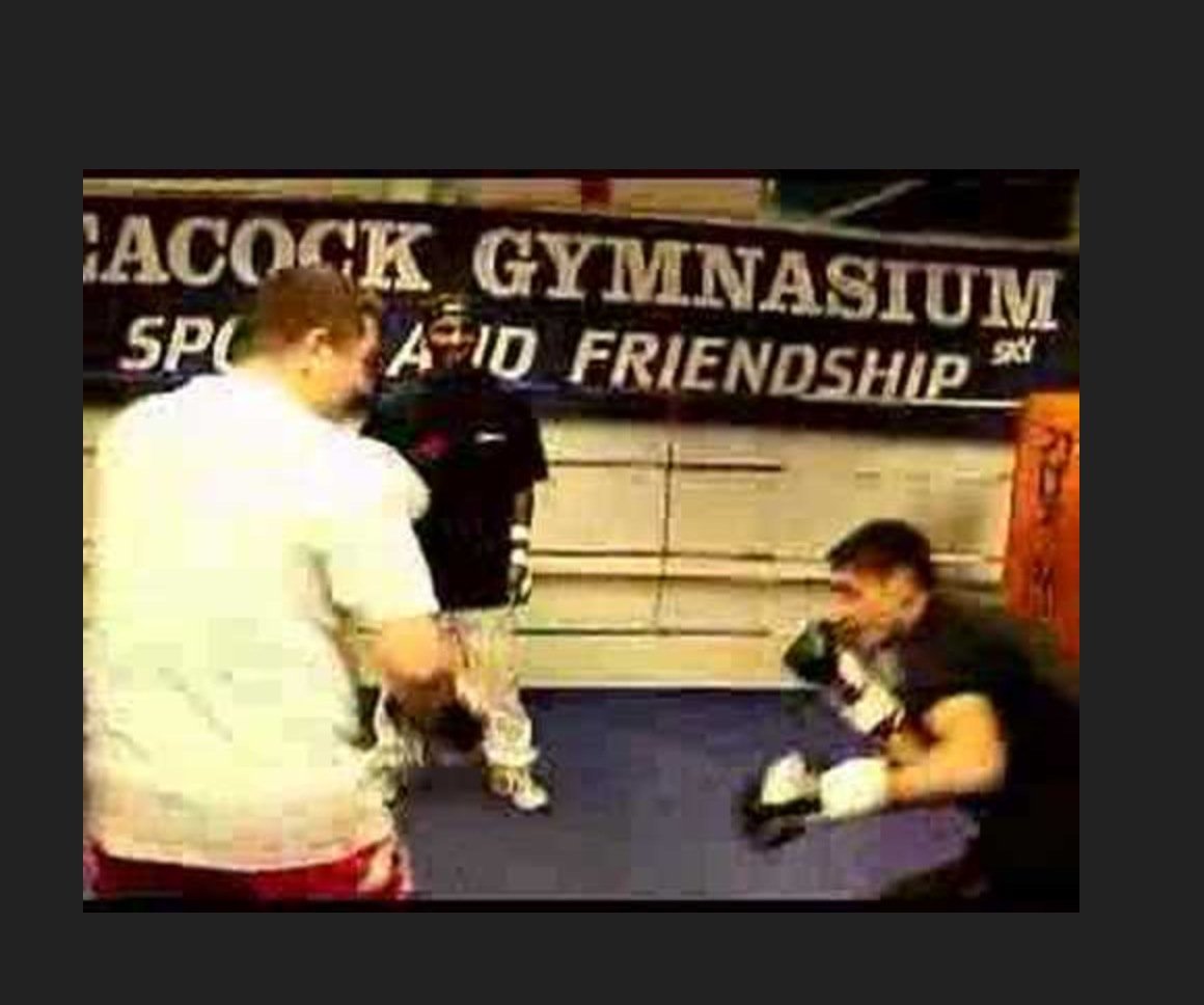 Happy Birthday to Amir Khan, here\s me in the ring with him (I\m on the left) I won\t say who won  