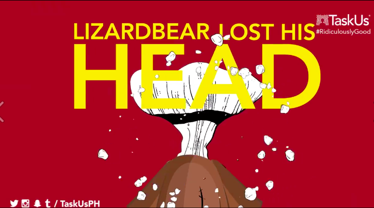 TaskUsPH's tweet photo. #iPadAir2 before #Christmas? Help us #Reanimate #LizardBear's head- Join our #Promo #NOW! https://t.co/Vt1ICZmcxF https://t.co/qBDc3YNGJ3
