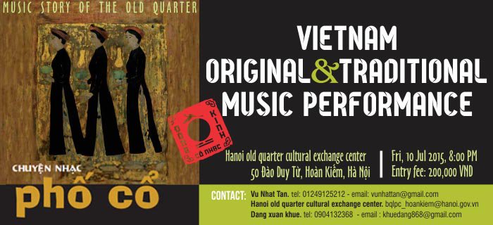 #Hanoi Music story of the Old Quarter is back in December! Let's come and enjoy! bit.ly/1OL35hS