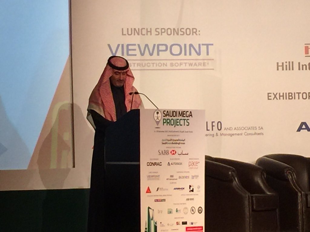 AlsurfM's tweet photo. Secretary General of Saudi Green Building Forum, Eng. Faisal Al Fadl, opens the 2015 #SaudiMegaProjects Conference https://t.co/XYWYMKX94c