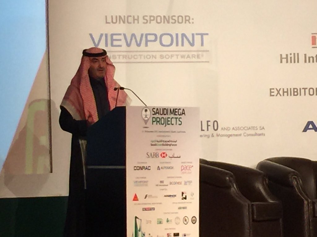 AlsurfM's tweet photo. Secretary General of Saudi Green Building Forum, Eng. Faisal Al Fadl, opens the 2015 #SaudiMegaProjects Conference https://t.co/XYWYMKX94c