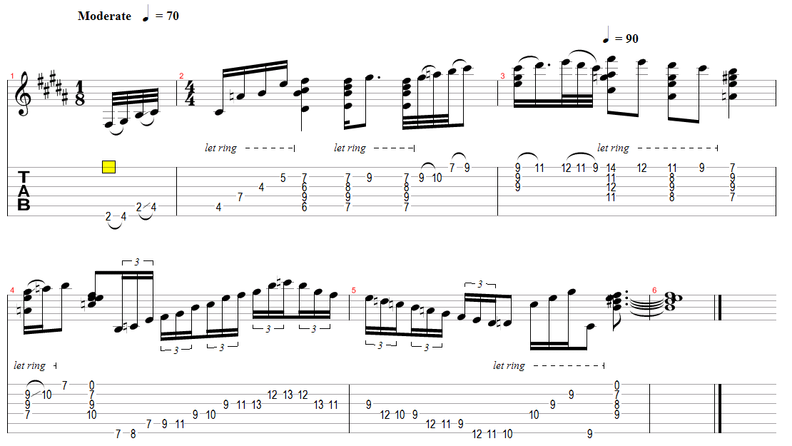 AVMateer's tweet photo. Here is a cool little intro to a song of mine. This sounds beautiful with a nice warm clean tone. #guitar https://t.co/PRmcecCbnD