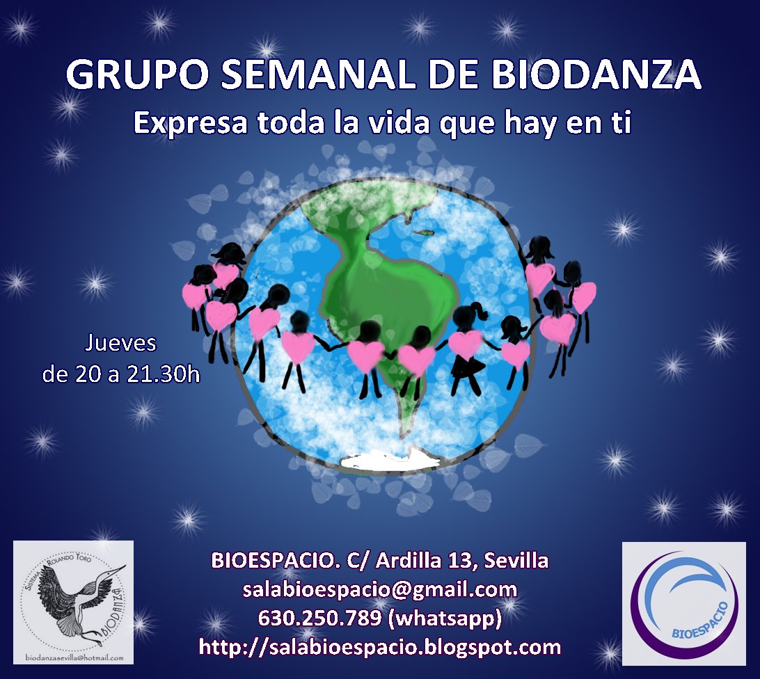 yolandamope's tweet photo. Grupo semanal de #Biodanza, los jueves de 20 a 21.30h en #Bioespacio. Date permiso y siente la alegría de vivir. https://t.co/sDjwtcj1pH