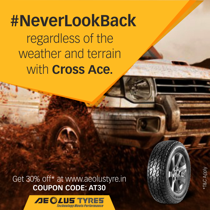 aeolustyreindia's tweet photo. #CrossAce is designed to give a high-speed cornering performance, increased wet and dry traction &amp; even tread-wear. https://t.co/NjdFPWaYHE