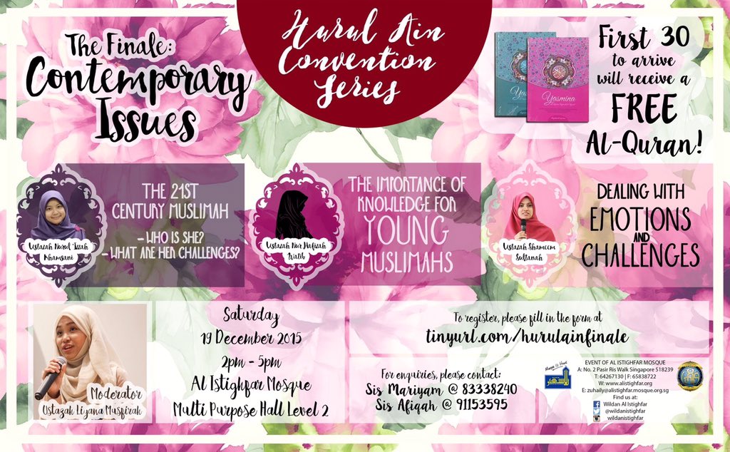 All posters are out, so what are you waiting for? Register now @ tinyurl.com/hurulainfinale ❣