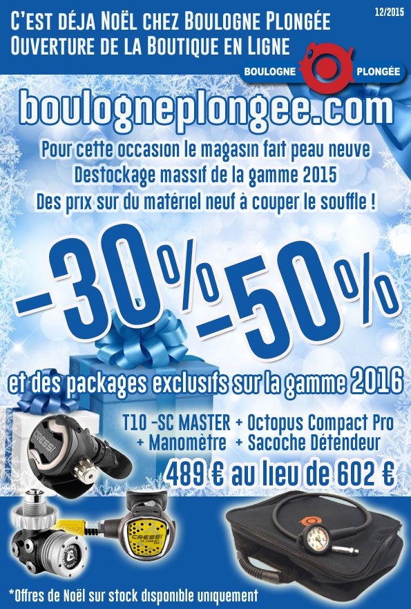 Un site BOULOGNE PLONGEE tout beau tout neuf, merci Père Noêl !