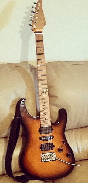 AVMateer's tweet photo. Thought id share some pics of my guitars :) 
Here is my Suhr Antique Modern GG Signiture.
@SuhrCustom @guthriegovan https://t.co/I2WvWCGasW