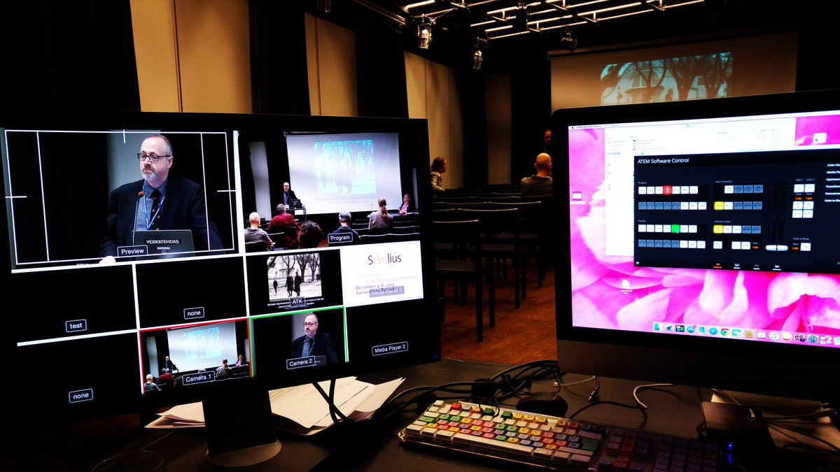 4kmediaFI's tweet photo. Last day of #Sibelius Conference. #Suomi #finland #hämeenlinna #Sibelius150  @ylehame https://t.co/VjXeWW95Uz