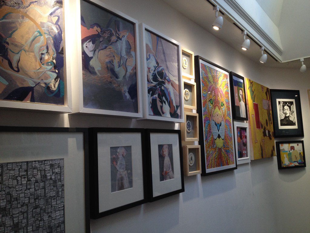 CardiffMADE's tweet photo. Our winter exhibition opens Thurs evening. Prints &amp;  paintings by over 30 local emerging. &amp; established artists ... https://t.co/8pXU7G9Hjr