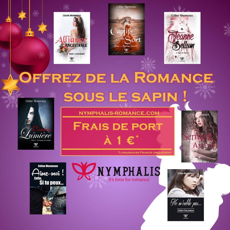 FdP à 1€. Rendez-vous dans la nouvelle boutique: nymphalis-romance.com #romance #roman #promo