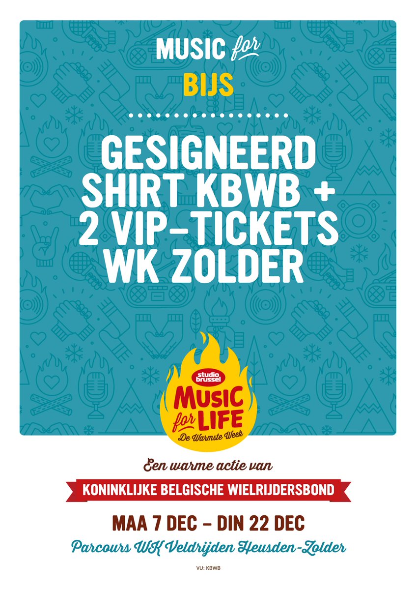 BELCycling's tweet image. Support #musicforlife and vzw Bijs ==&amp;gt; #bid on unique offers 1) bit.ly/1IOZLMh 2) bit.ly/1XOwGga!