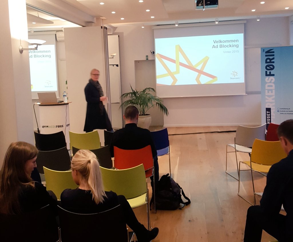 marcocph's tweet photo. Adblocking seminar in 5 #adblocking @HMarkedsforing https://t.co/hcxCQeQfRl