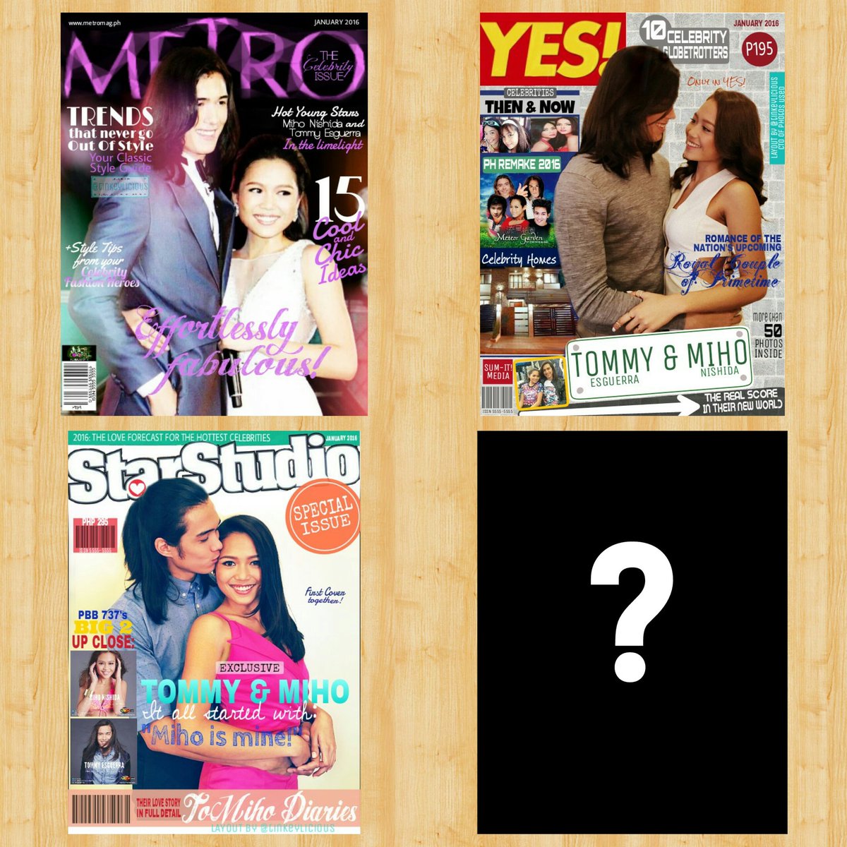 itsKrissyBebe's tweet photo. Thank U sa mga ng-abang, RT, RQ, Like &amp; comment sa METRO Mag mock cover for T&amp;M. What's next?
#ShowtimeToMihoReturns https://t.co/cc6shUCSEy