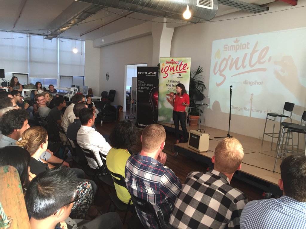 babyrudy's tweet photo. Things getting exciting at work, launch of Simplot Ignite, Aust's 1st accelerator program for food! https://t.co/yCiR0RTYCw