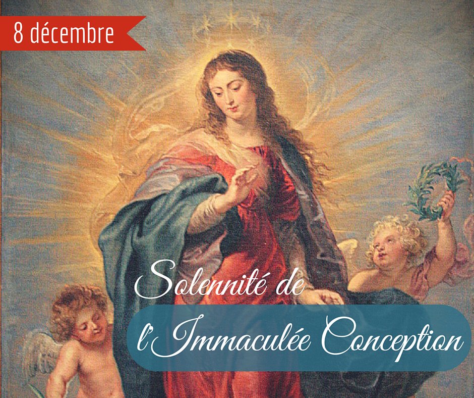 Eglisecatho's tweet photo. Aujourd'hui, nous fêtons la Solennité de l’Immaculée Conception de la Vierge Marie ! https://t.co/s6QXHPgpcP https://t.co/5X1qOOF7XO