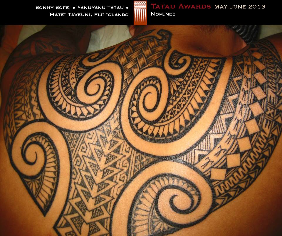 Tattoo uploaded by Raymond Scarborough • Fijian tribal tapa calf • Tattoodo