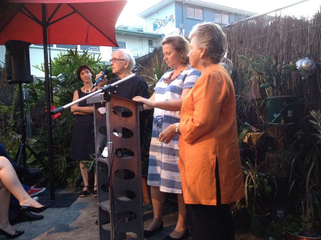alexadsett's tweet photo. Peter Greste's parents promoting amazing work done by Foreign Prisoner Support. Profits from #PrisonPost go to help https://t.co/GhrBlYAzm3