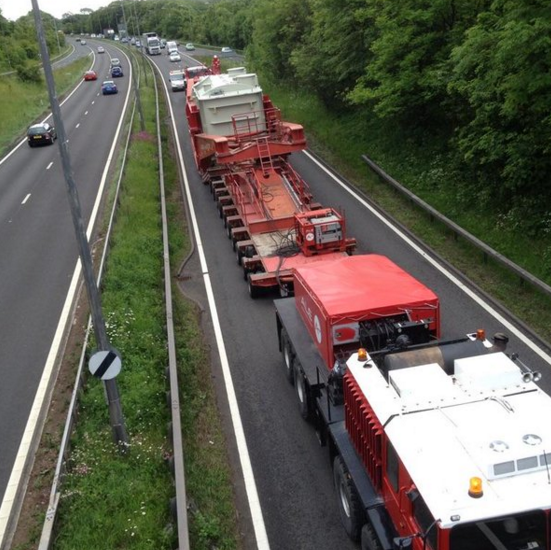 TRAFFIC: Warning wide load from Stafford 9:30AM to Talke A34 north delays possible socsi.in/lEkiP