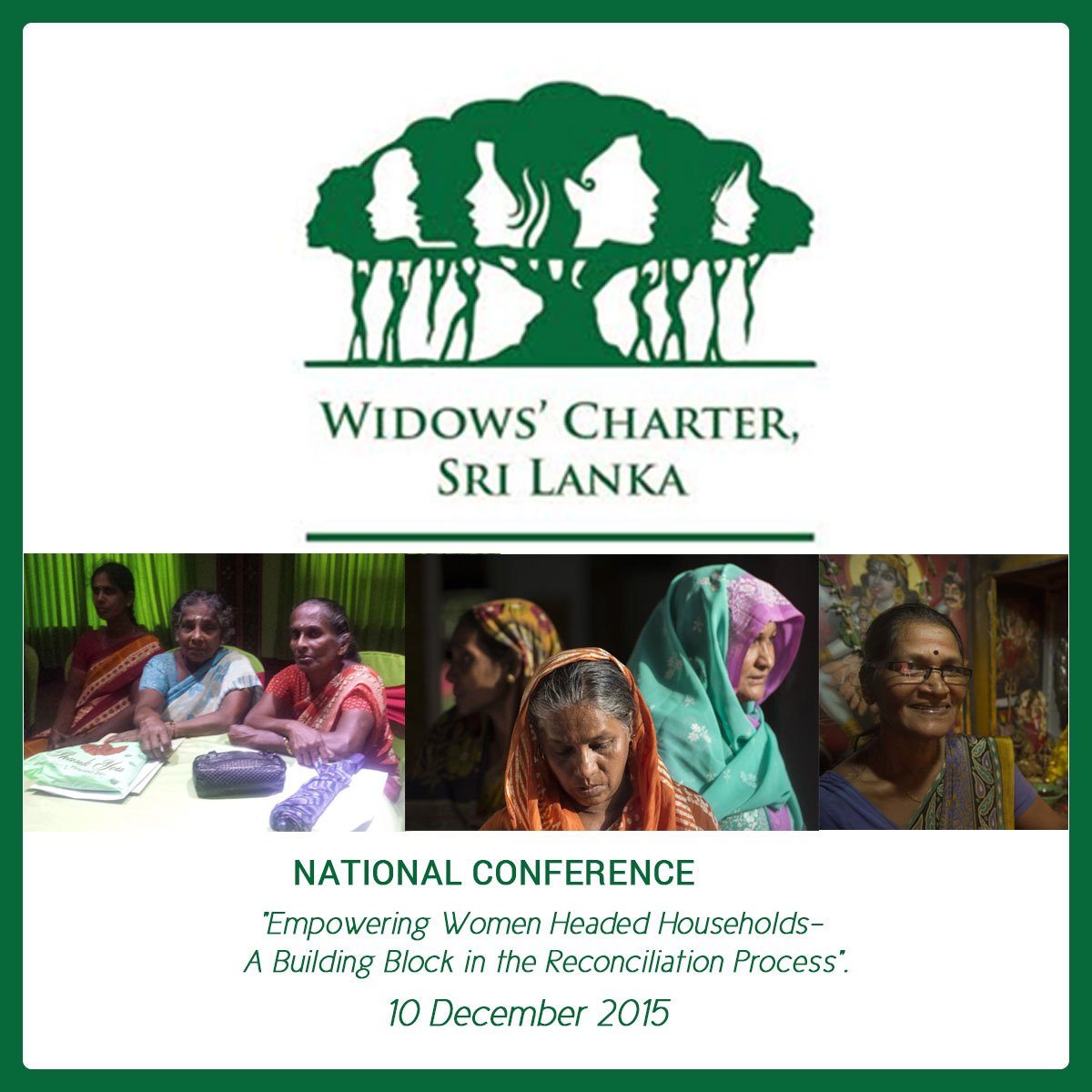 viluthuSL's tweet photo. National Conference on Women Headed Households #WHHSL will be held on 10th of December #lka #SriLanka https://t.co/wk93KRKYwL