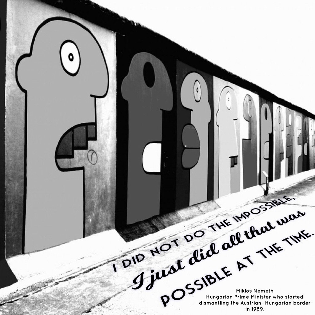 EUCA_BXL's tweet photo. Preparing for final event on Dec10 by remembering  key ppl in brinding down the #BerlinWall89. Miklos Nemeth from HU https://t.co/JJlqQSVtQ7