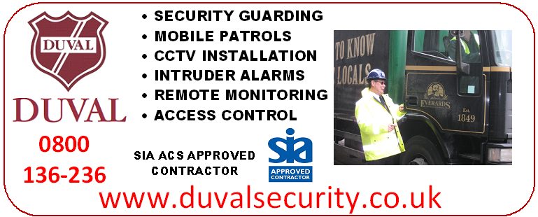 For all your security needs - Contact Duval - Guards, CCTV, Alarms - @DuvalFM1 <a href="/DuvalAlarms/">⭐️ian@duval⭐️</a> <a href="/DuvalBolton/">DuvalSecurityBolton</a>