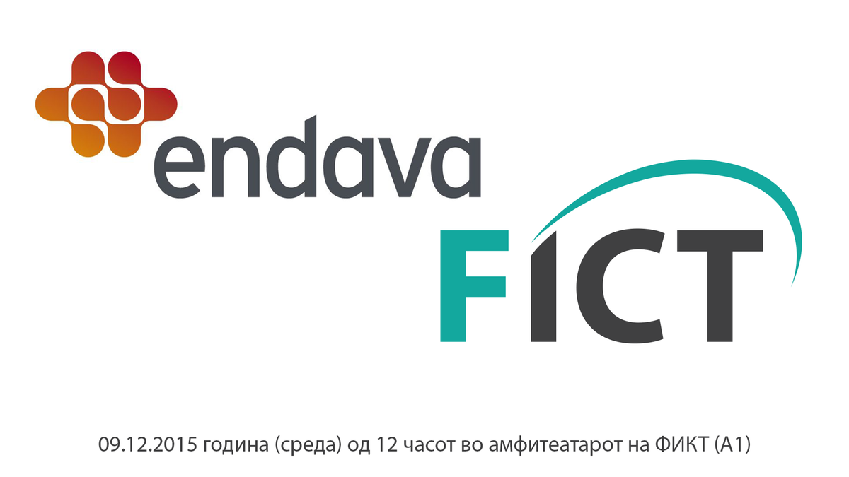 на 09.12 на <a href="/Fiktedu/">FIKTedu</a> присуствувајте на гостувачко предавање од софтвер. компанија <a href="/endava/">Endava</a>, facebook.com/events/1537058…