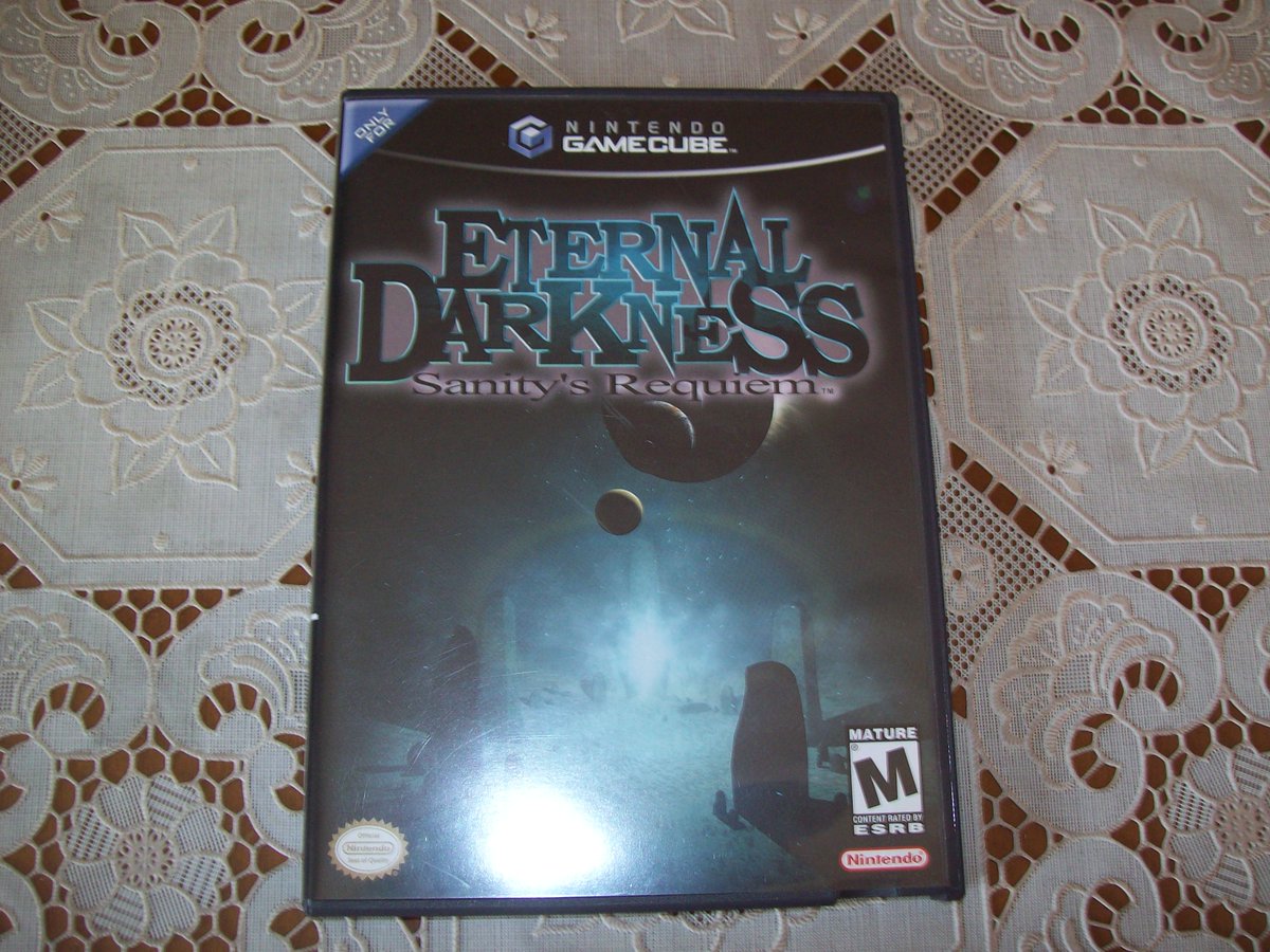 Saretto77's tweet photo. #Eternaldarkness #nintendo #gamecube versione americana ntsc  on sale visit my fanpage https://t.co/u5MUqqxnoR https://t.co/e2F3V5iKm8