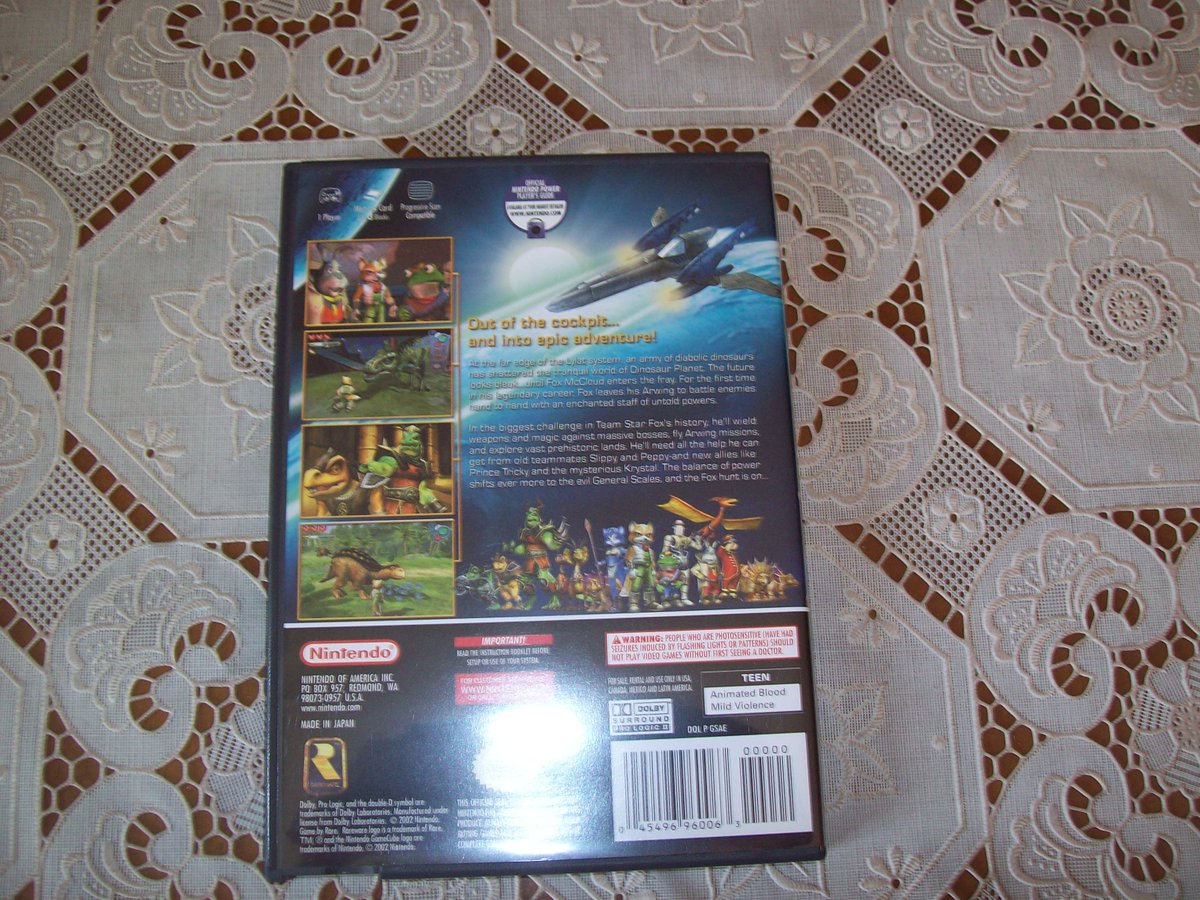 Saretto77's tweet photo. #starfoxadventures americano ntsc usa #gamecube eccellente stato https://t.co/cM57WucRct https://t.co/N9OKAphOYd