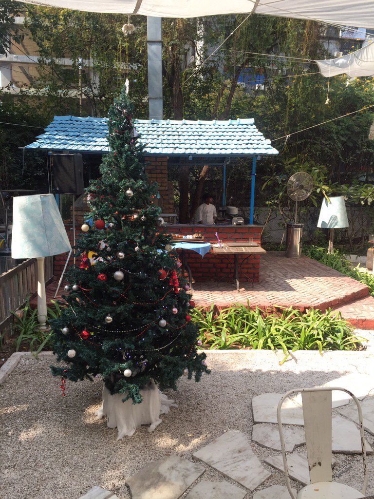 We're getting all prepped for #Christmas ! Have you tried the winter specials yet? Drop by tonight! #Pune #food