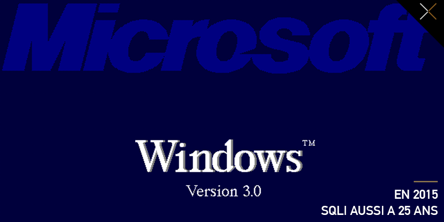 SQLI_FR's tweet photo. Il y a 25 ans, le 22 mai 1990, #Windows 3.0, le système #DOS de #Microsoft le plus vendu, était lancé #SQLI25 https://t.co/95ss670lre