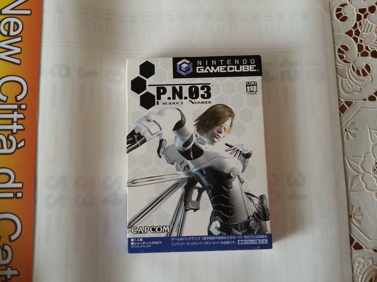 Saretto77's tweet photo. #pn03 originale jap per #gamecube #capcom eccellente stato completo https://t.co/CBkwT7LSQC https://t.co/M9JKyANQbj