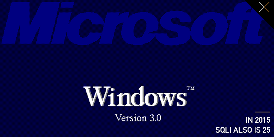 SQLI_FR's tweet photo. 25 years ago, on the 22nd of may 1990, #Windows 3.0, #Microsoft most sold #DOS system was launched #SQLI25 https://t.co/vxCsz4ZkVx