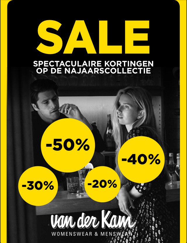 vdkammode's tweet photo. Sale is gestart! https://t.co/ICBzquJY27
