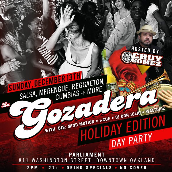 ChuyGomez's tweet photo. #laGozadera goes down SUNDAY!!! @811Parliament https://t.co/YxEZOMJzp1