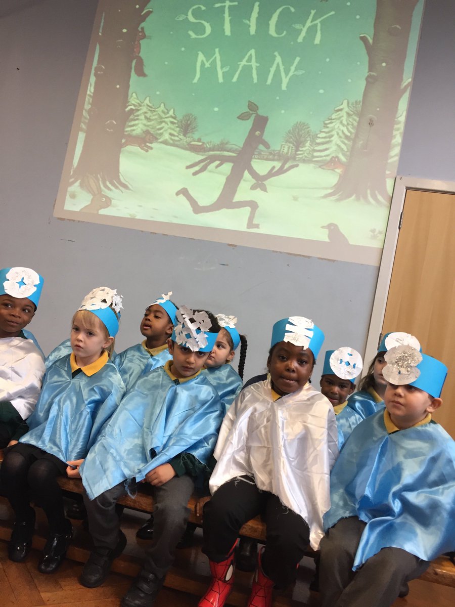 KBHeadteacher's tweet photo. I'm Stick Man, I'm Stick Man...@KenderSchool @Kender_RecRowan @Kender_RecAlice; that's US!!! https://t.co/3BXYYInq13