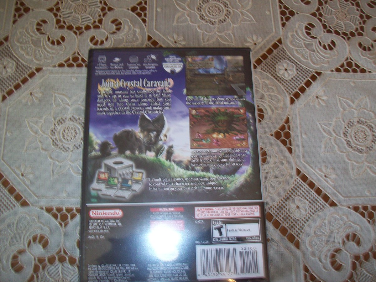 Saretto77's tweet photo. #FinalFantasyCrystalChronicles americano ntsc usa on sale visit my fanpage facebook https://t.co/pVwW1TgtuD https://t.co/UC5WDbQ9ES