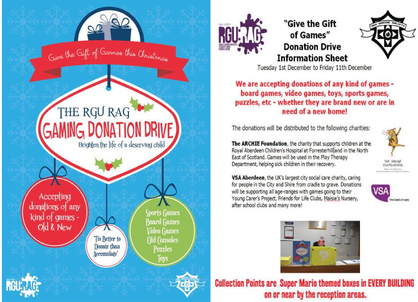 RGURAG's tweet photo. 3 Days Left!   
HELP US HELP OTHERS BY SAVING THIS DRIVE!

@RGUUNION  @ROBERTGORDONUNI  @ABERDEENBSCHOOL @healthRGU https://t.co/xUUA9ZEnlP