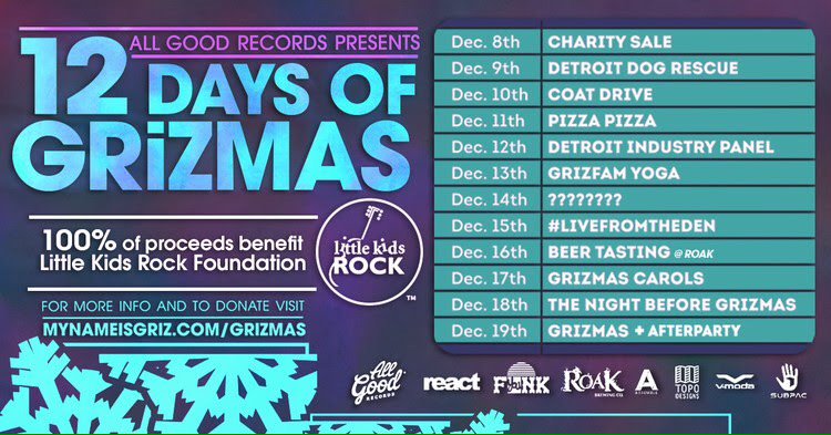 edmdet's tweet image. #12DaysofGRiZmas @mynameisGRiZ @GRiZ_Fam @DetroitMasonic on 12/19 Sold Out! Get involved - mynameisgriz.com