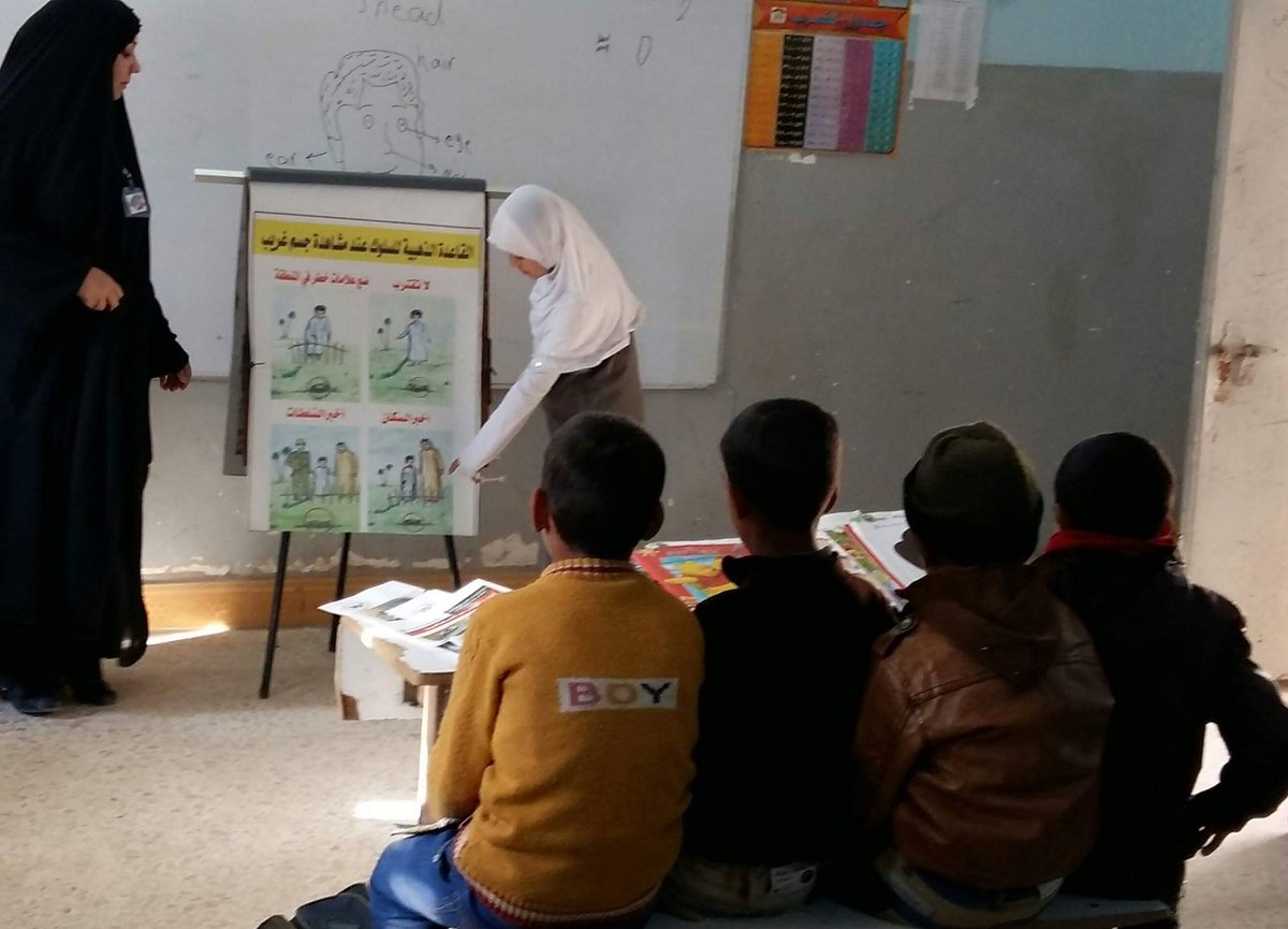 IraqNpa's tweet photo. Our MRE instructors while visiting schools in Amara. https://t.co/RhSO3JSHy5