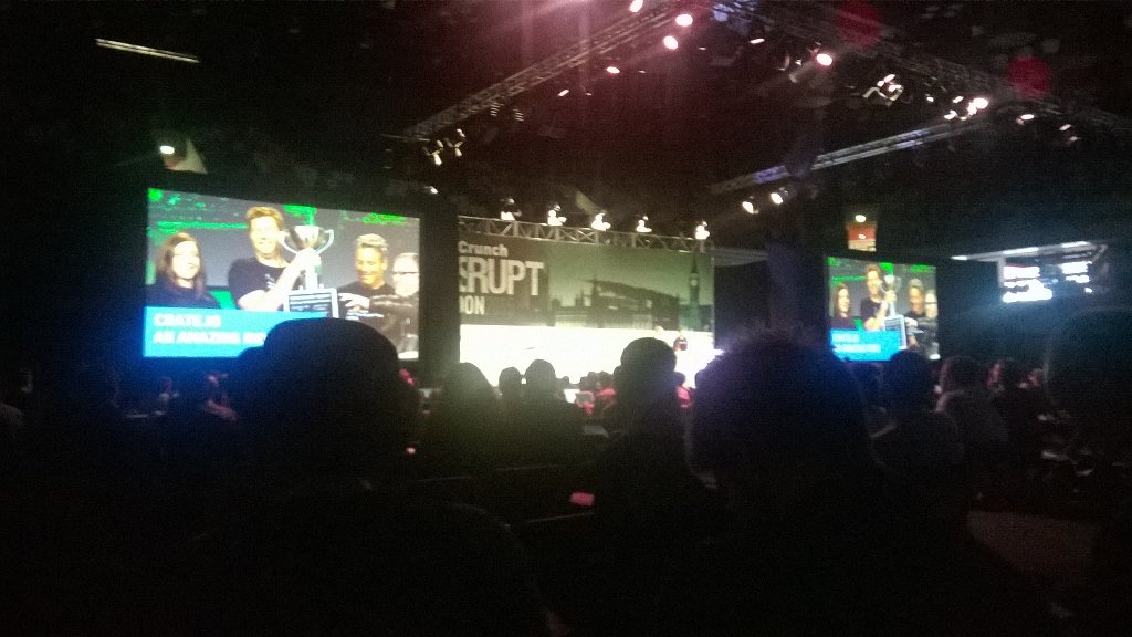 WebyPack's tweet photo. Crate.io #TCDisrupt https://t.co/jSXvSYKXDL