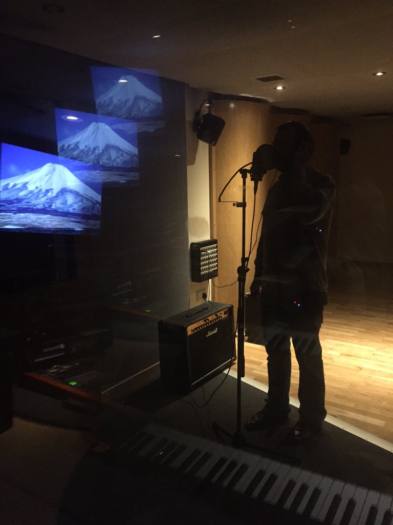 More late night recording while we add the final touches  e.i.a.r #moonandthebeams