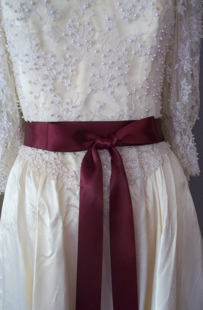 allaheartdesire's tweet image. Burgundy Wine Wedding Satin Ribbon Sash Belt 1 1/2 inch D… etsy.me/VPjKbO #weddingchatter #SatinWeddingSash