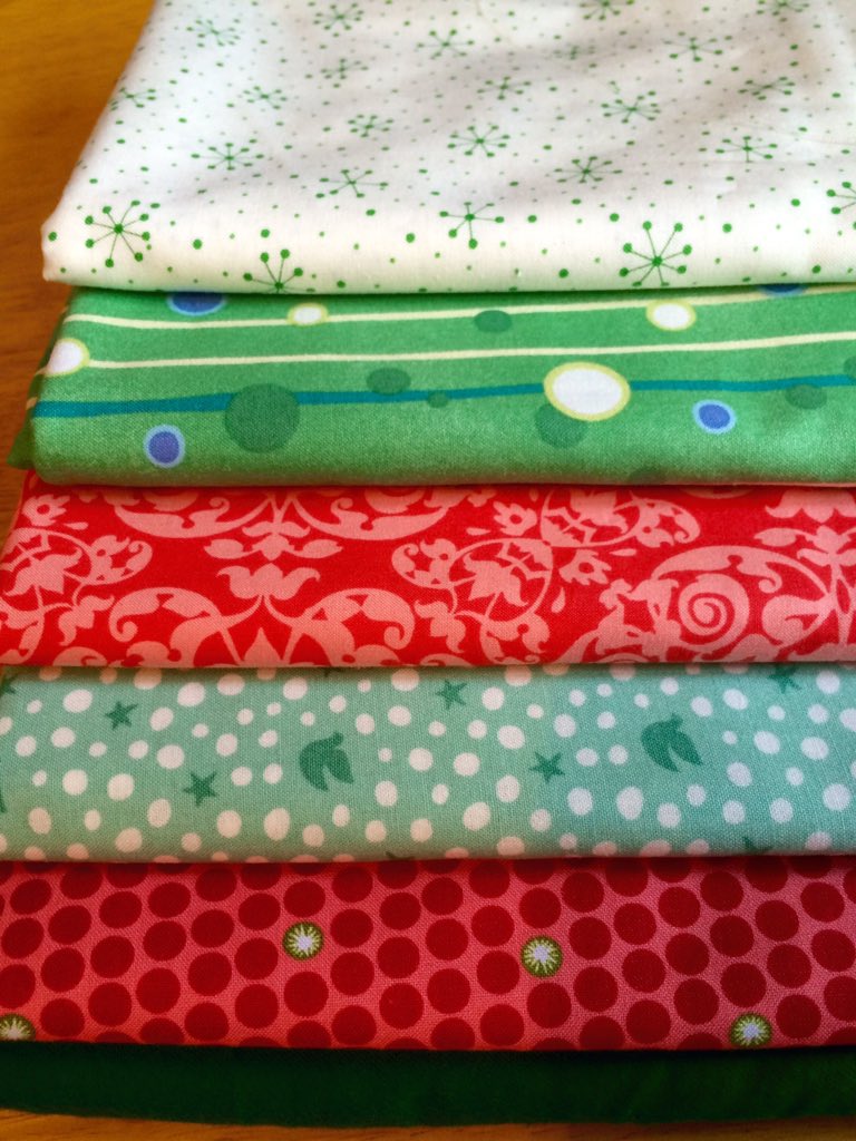 I did a bit of fabric shopping yesterday. Excited to use some of these on the latest Christmas stocking orders!