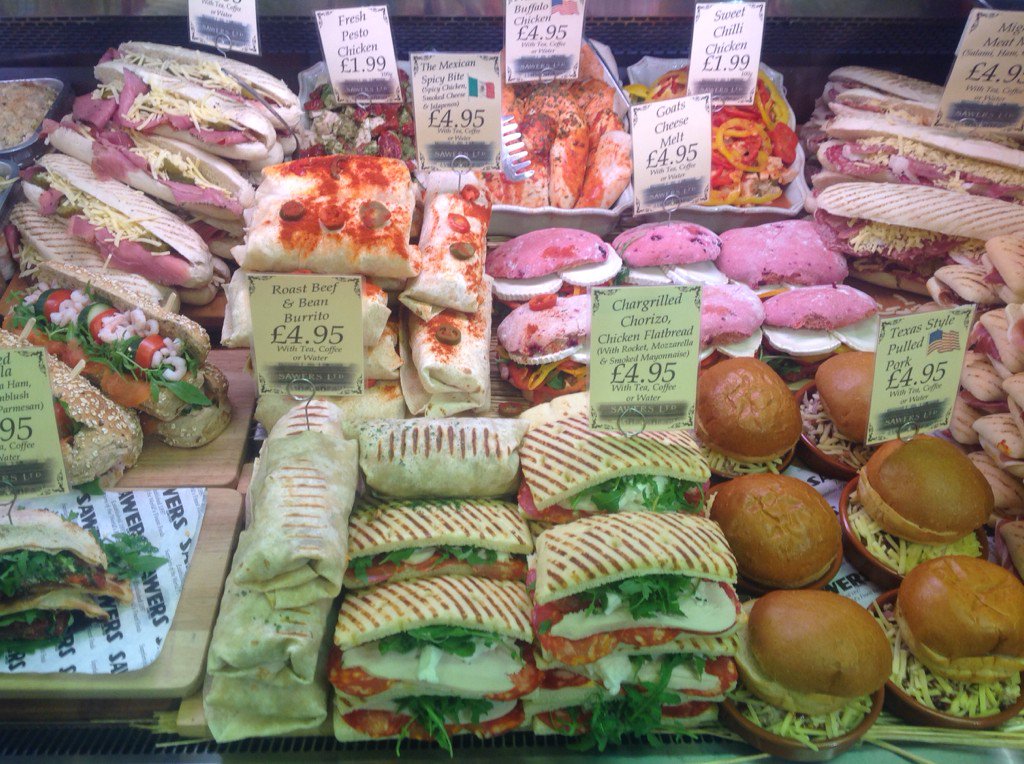 SAWERSLTD's tweet photo. We've got the best bagels, wraps, flatbreads &amp; baguettes, soup to warm you up &amp; delicious treats to cheer you up. https://t.co/SzskClcACk