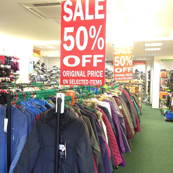 PiazzaHud's tweet photo. The @OutdoorWorldHD1 Sale continues with up to 50% off top up your winter wardrobe today. https://t.co/StcltjOh5J