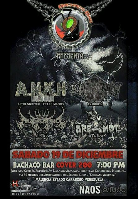 #EnVivo #BachacoBar #Valencia <a href="/rockenvalencia/">Rock en Valencia</a> <a href="/RockParaguana/">RockParaguana</a> <a href="/clasesdemetal/">Clases De Metal</a> <a href="/RebeldesDeAcero/">Rebeldes De Acero</a> <a href="/Pal_Toque/">Paltoque.com</a> <a href="/Radical_sa/">Radical S.A</a>