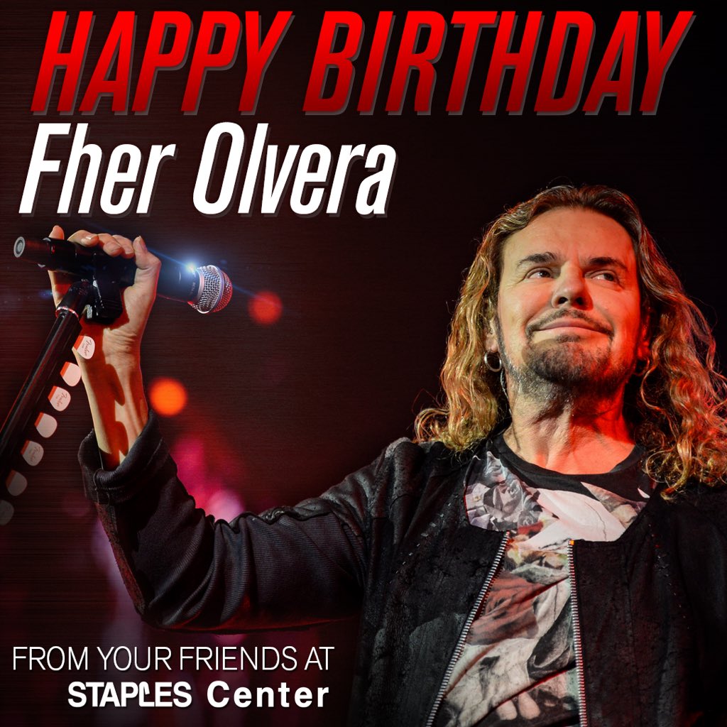 Happy Birthday to Mana\s lead singer Fher Olvera!  