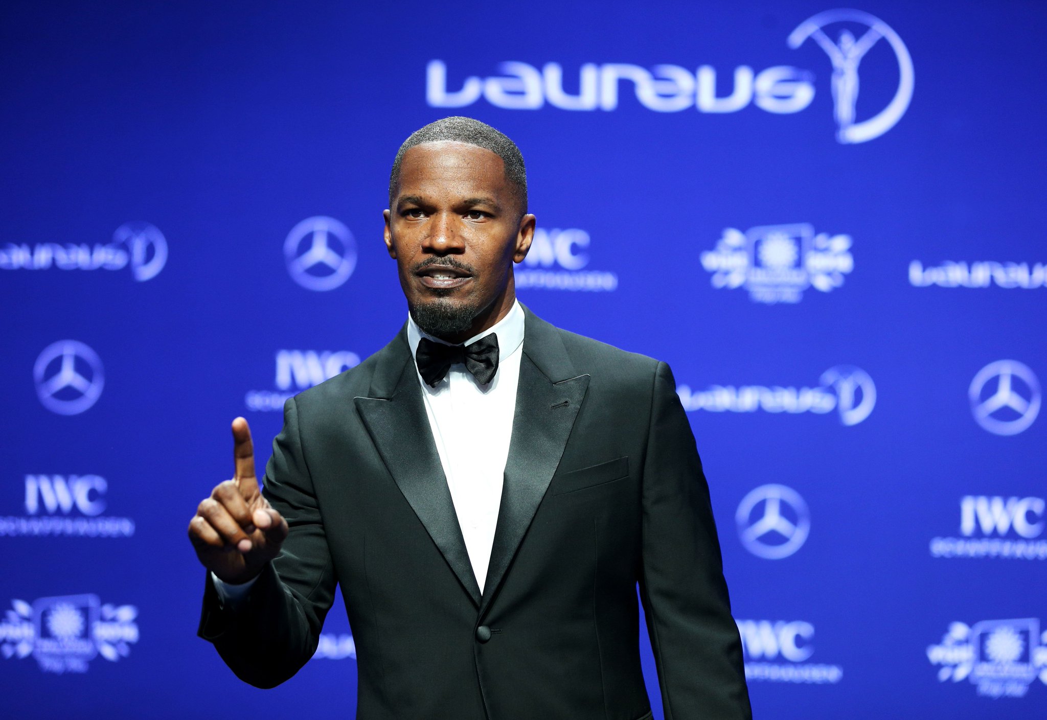 He made us laugh, dance and clap at the 2014 Laureus World Sports Awards. Happy birthday Jamie Foxx! 