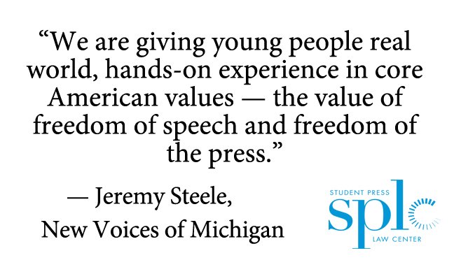 The head of New Voices of Michigan tells us why student journalism is worth protecting: bit.ly/1RCifH7