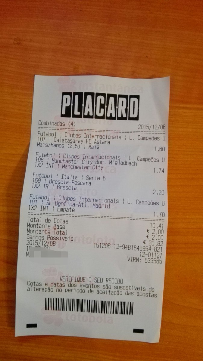 O que acham destas 2 apostas para hoje? Será que bate?
